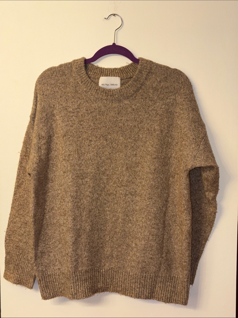 Neutral Ground Oversized Sweater